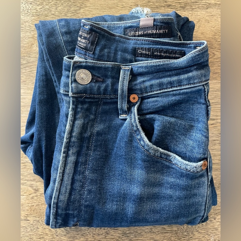 Citizens of Humanity Chrissy uber high rise skinny jeans size 24  (2419)